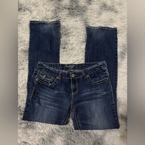 Amethyst low rise bootcut jeans